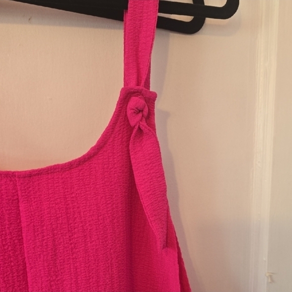 Women's Pink Sleeveless Jumpsuit - Picture 4 of 6